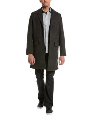 Slate & Stone Wool-Blend Topcoat - Black