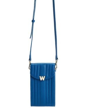 Wolf 1834 Mimi Phone Case With Wristlet In Marine - Blue