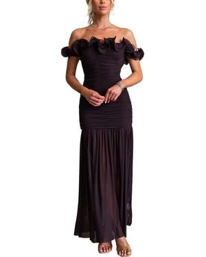 DELI S Off-The-Shoulder Maxi Dress - Blue