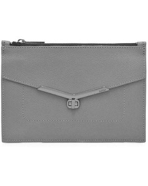 Botkier Valentina Medium Leather Pouch - Gray