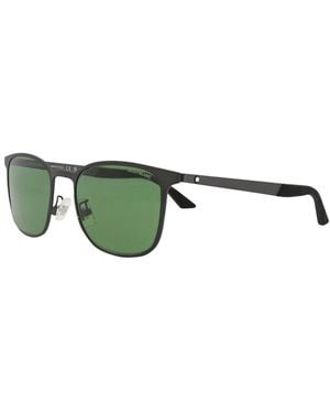 Montblanc Mb0331S 54Mm Sunglasses - Green