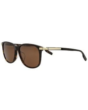 Montblanc 56Mm Sunglasses - Brown