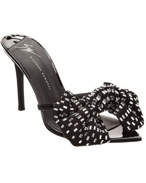 Giuseppe Zanotti Intrigo Alexandrine 90 Sandal - Black