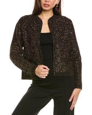 Kobi Halperin Penelope Sequin Bomber Jacket - Black