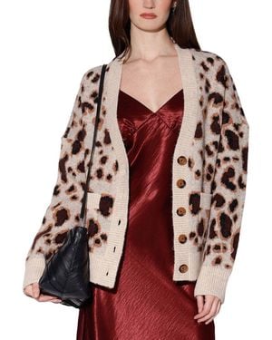 Walter Baker Abigail Wool-Blend Cardigan - Red