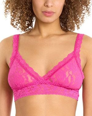 Hanky Panky Crossover Bralette - Pink