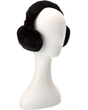 Surell Accessories Shearling Earmuffs - Black