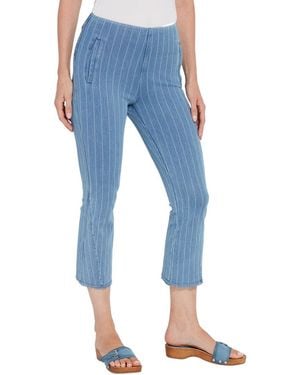 Lyssé New York Shelli Crop Flare Jean - Blue