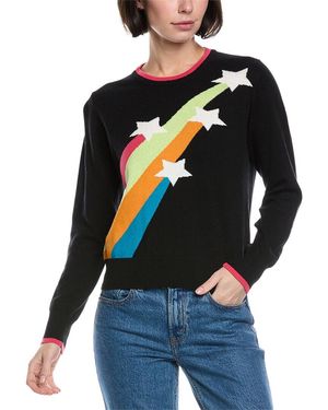 Brodie Cashmere Shooting Star Cashmere-blend Jumper - Blue