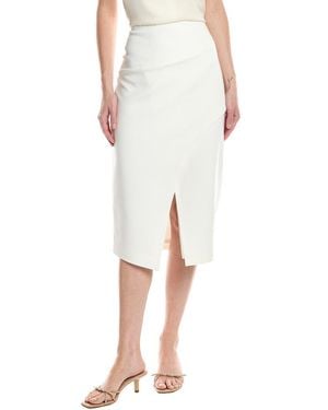 Black Halo Juma Pencil Skirt - White