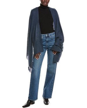 Vince Wool & Cashmere-Blend Wrap - Blue