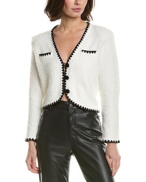 L'Agence 'Agence Anaya Cardigan - White