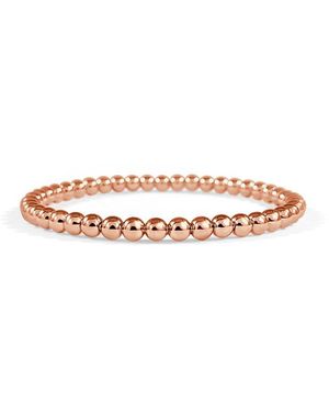 Sabrina Designs 18K Rose Bead Stretch Bracelet - White