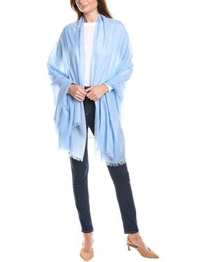 Sofiacashmere Sofiacashmere Lightweight Cashmere Wrap - Blue