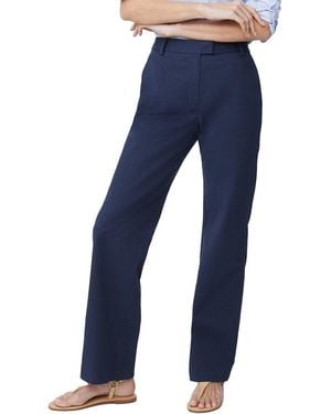 J.McLaughlin Brock Linen-Blend Pant - Blue