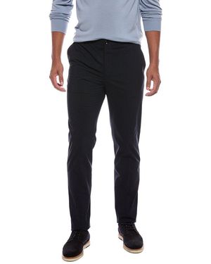 Slowear Incotex Regular Fit Flat Front Pant - Black