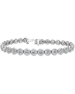 Lab Grown Diamonds 14K 10.07 Ct. Tw. Lab-Grown Diamond Tennis Bracelet - White