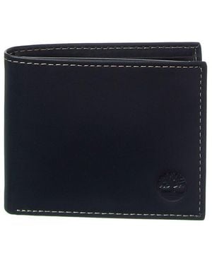 Timberland Passcase Leather Wallet - Blue