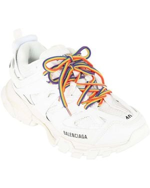 Balenciaga Cotton Track Pride Trainer, Never Worn (Authentic Pre-Loved) - White