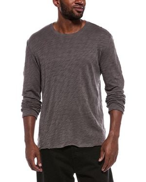 ATM Slub Destroyed T-Shirt - Grey
