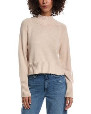 LUXE ALWAYS Mock Neck Jumper - Blue