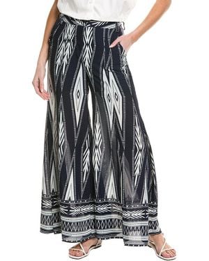 Gracia Palazzo Pant - Blue