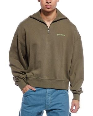 Palm Angels Funnel Neck Sweatshirt - Green