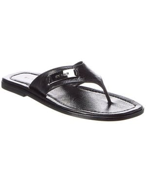 BY FAR Zizi Leather Sandal - White