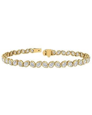 Lab Grown Diamonds 14K 6.00 Ct. Tw. Lab-Grown Diamond Tennis Bracelet - White