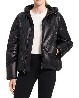 Theory Angular Puffer Jacket - Black