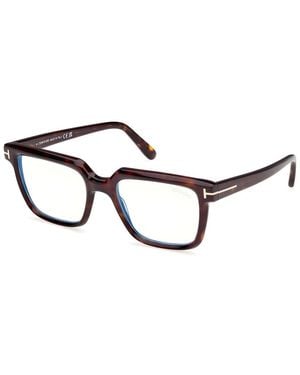 Tom Ford 53Mm Light-Blocking Optical Frames - Blue