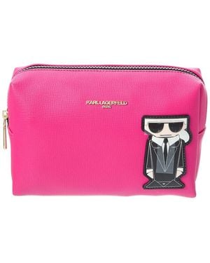 Karl Lagerfeld Kosmetic Bag - Pink
