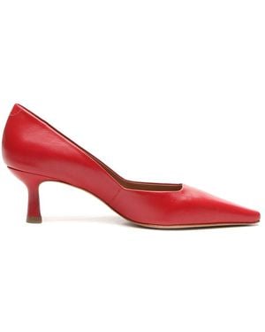 Vicenza Japao Leather Scarpin - Red
