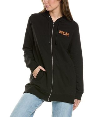 MCM Fringe Zip-up Jacket - Black