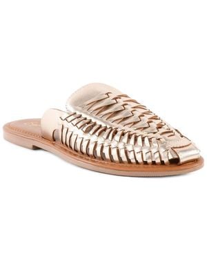 Seychelles Woven Leather Mule - White