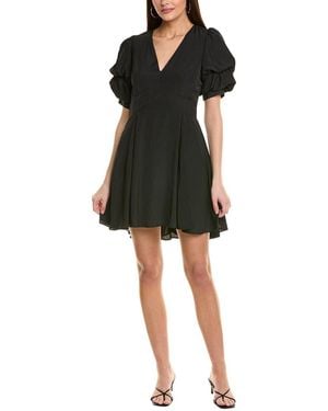 1.STATE Bubble Sleeve Dress - Black