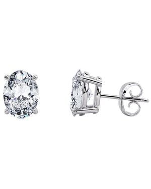 Lab Grown Diamonds 14K 2.50 Ct. Tw. Lab-Grown Diamond Earrings - Metallic