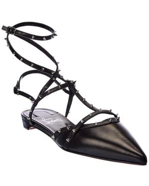 Christian Louboutin Bombina Leather Flat - Black