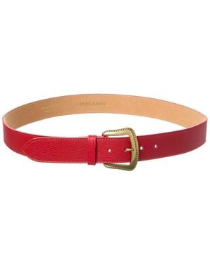 Persaman New York Natalie Leather Belt - Red