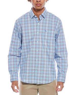 Tommy Bahama Sarasota Stretch Sea Tide Check Shirt - Blue