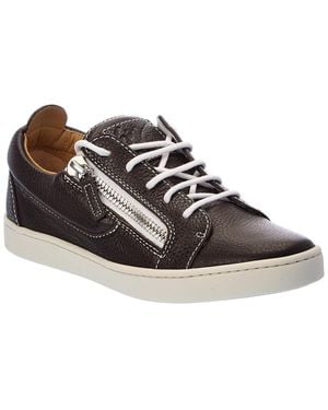 Giuseppe Zanotti Brek Leather Trainer - Brown