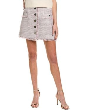Toccin Ariel Tweed Skirt - White