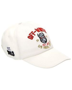 Off-White c/o Virgil Abloh Rhyno Varsity Baseball Cap - White