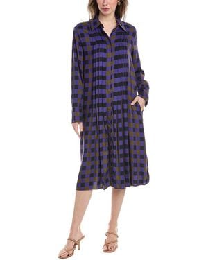 Piazza Sempione Midi Dress - Blue