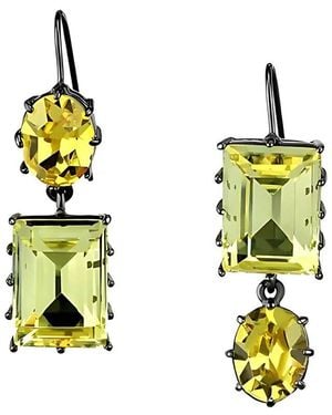 Alamode Jewelry Stainless Steel Earring - Metallic