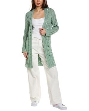 St. John Crochet Cardigan - Green