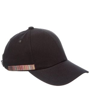 Paul Smith Signature Trim Cap - Black