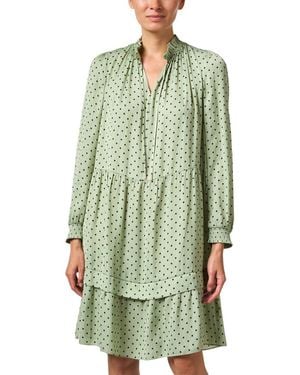 Marc Cain Printed Trapeze Dress - Green