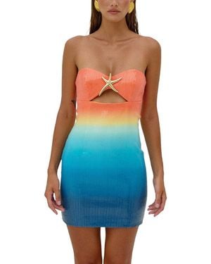 Ariele Tesoro Mini Dress - Blue