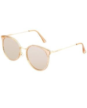 Bertha Brielle 55mm Polarized Sunglasses - White